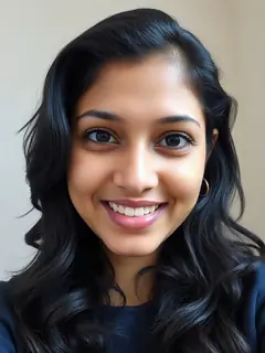 Original AI-generated selfie (before)