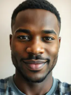 Original AI-generated selfie (before)